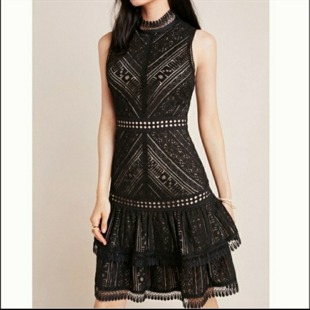 Anthropologie Bella Lace Hailee C Dress XL NWT